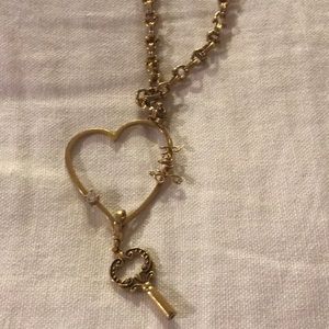 Juicy Couture Long Heart Necklace